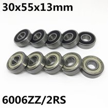10pcs High quality 6006ZZ 6006-2RS ball bearing 30x55x13 mm