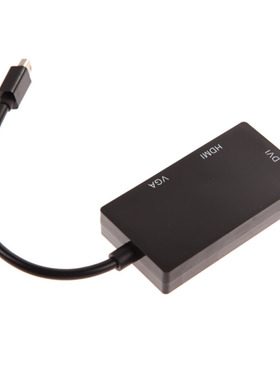 3 in 1 Mini DisplayPort Thunderbolt to DVI+VGA+HDMI Display