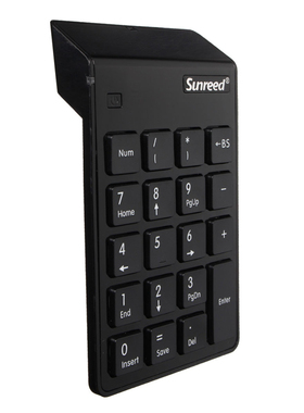 USB 2.4G Numpad numeric keypad 19 buttons keypad Black