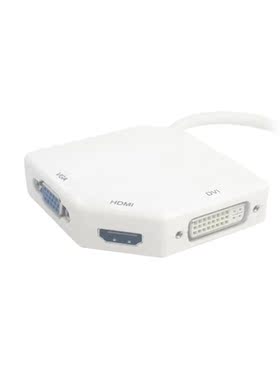 Mini Displayport Thunderbolt DP to DVI VGA HDMI Adapter 3 in