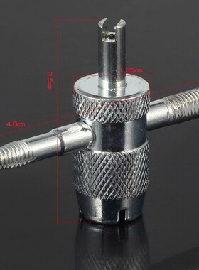 4 Way Tyre Valve RepRemover Tool Car Bike Tire Accessory + 4