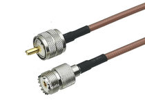 1Pcs 1Pcs RG142 UHF PL259 Male Plug to UHF SO239 Female Jack Conn