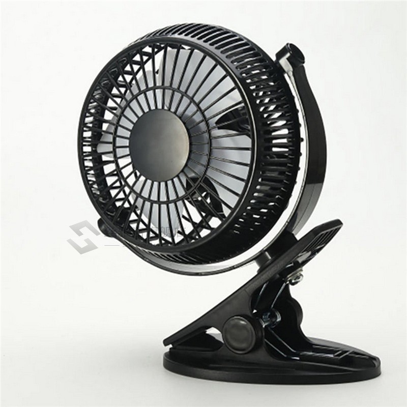 Portable 2 Gear Rocker Switch Mini Desk Fan Clip-on Quiet Ta - 图1