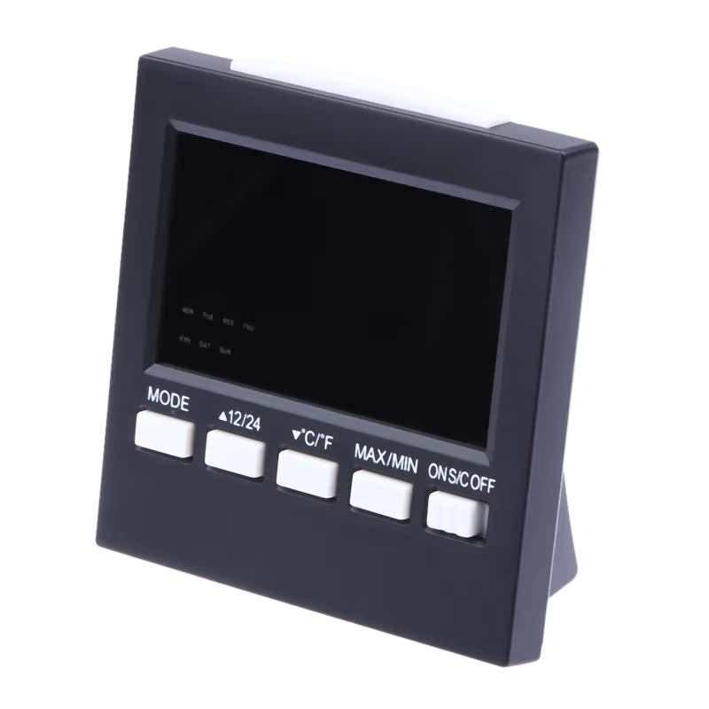 LCD Weather Station Tester Alarm Clock Calendar Weather Fore - 图0