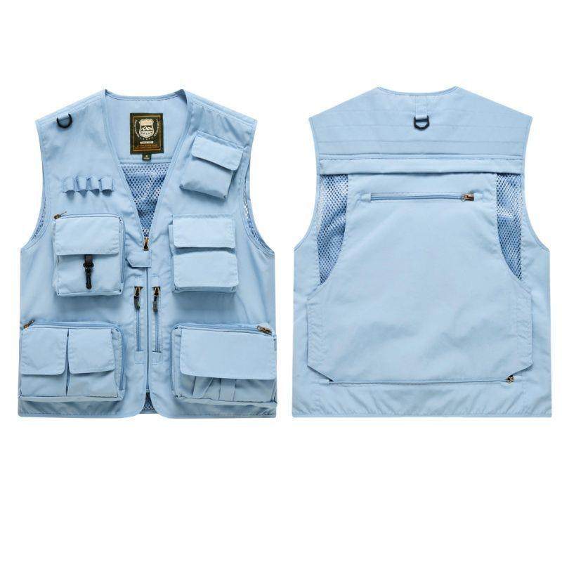 印logo印字反光马甲户外多口袋摄影师钓鱼背心工作服导演工装马夹,淘宝优惠券,粉丝福利购,淘宝优惠卷