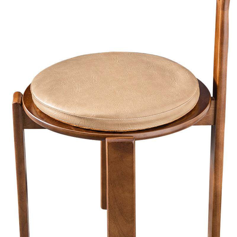 加厚4.5mm复古防水耐脏皮革记忆棉坐垫卡座吧台圆凳垫家用餐椅垫,淘宝优惠券,粉丝福利购,淘宝优惠卷