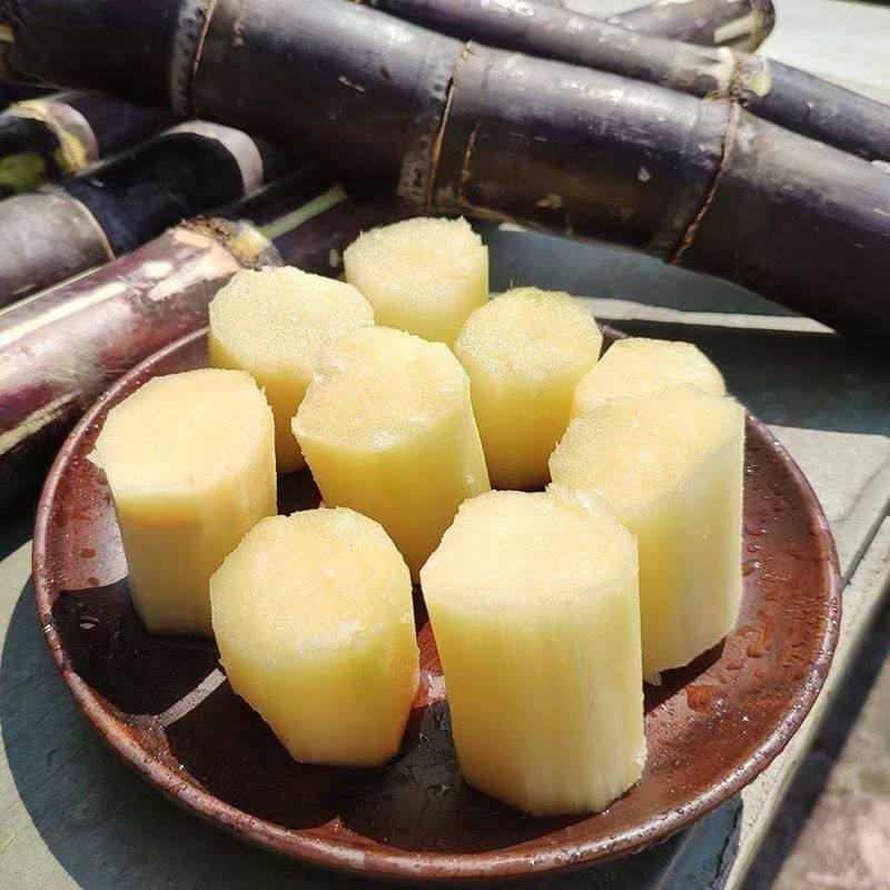 广西黑皮甘蔗新鲜脆甜水果9斤应当季特产现砍整根甜整箱包邮5斤,淘宝优惠券,粉丝福利购,淘宝优惠卷