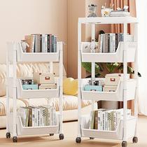 Collection of small cart shelves Multi-layers movable bookshelves Shelve Bedrooms Kitchenette small trolleys for children