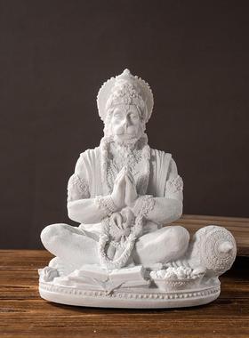 哈奴曼东南亚树脂工艺品摆件印度家居装饰桌面创意礼品装饰品