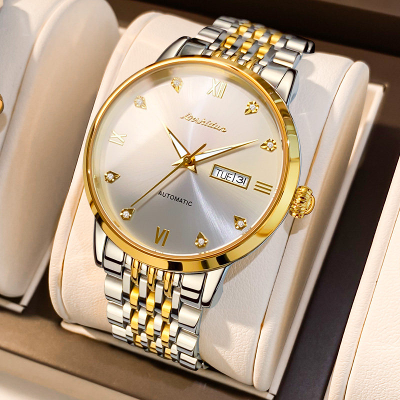 男士正品名牌全自动纯潮流机械表 金仕盾德旺鑫国产腕表