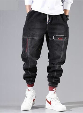Streetwear Hip Hop Cargo Pants Men's jeans Cargo Pan