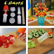 1set Frauit Cake Cutting Vegettable DIY Push Pop Shaper
