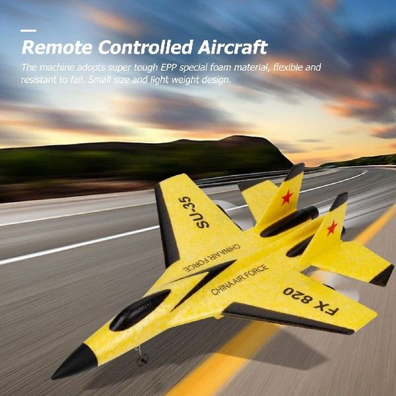 FX-820 RC Remote Control Airplane 2.4G 2 Channels SU35 - 图3