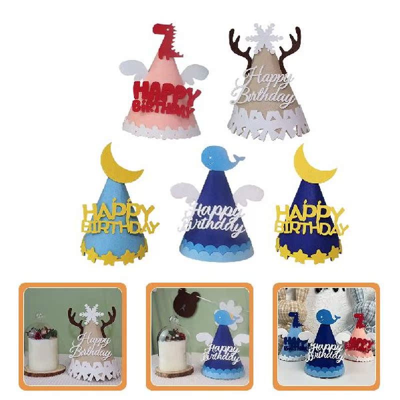 Birthday Party Hats Hat Kidsde Para Ni?o Cumplea?os - 图0