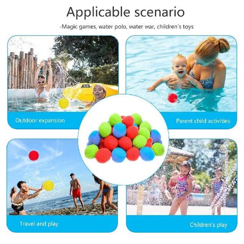 Water Absorbent Cotton Balls Outdoor Water Fight Supplies-图2