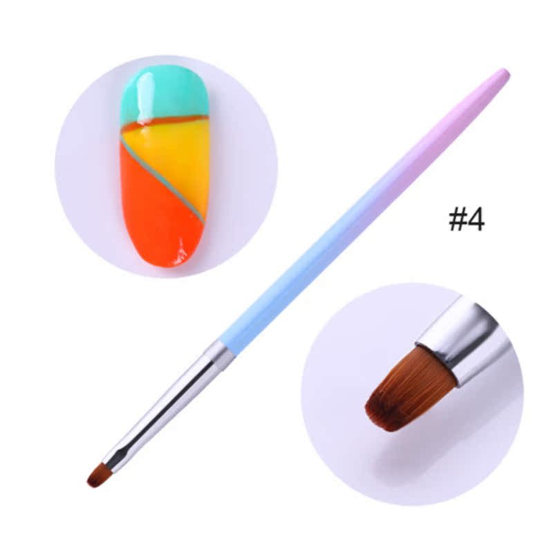 Nail Art Brush Acrylic Brush Pen UV Gel Polish DIY Painting - 图2