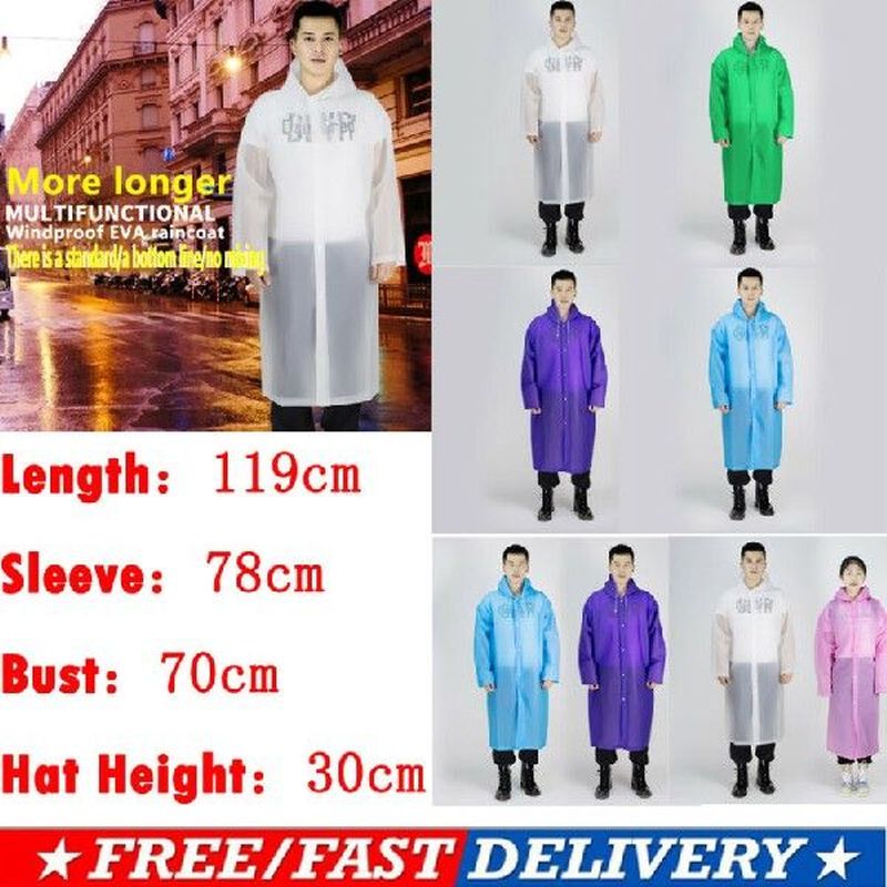 Raincoat Women Rainwear Men Rain Coat Impermeable Capa de - 图0