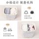 Dirty clothes basket plastic laundry basket clothes bathroom clothes storage basket frame blue lock bucket basket household use