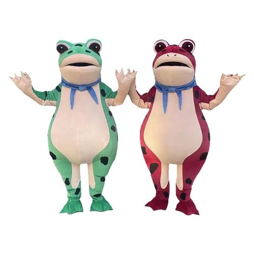 青蛙人偶服装摆摊癞蛤蟆小青蛙气球卡通人偶服装孤寡青蛙玩偶服装 - 图3