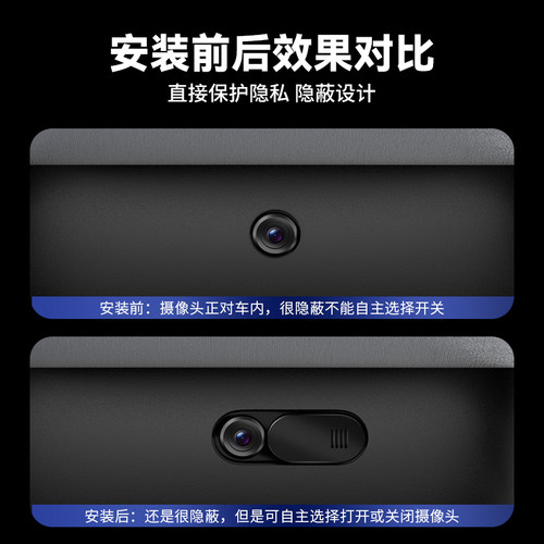 BJBT适用于特斯拉modely车内摄像头保护盖 tesla焕新版3专用配件 - 图0