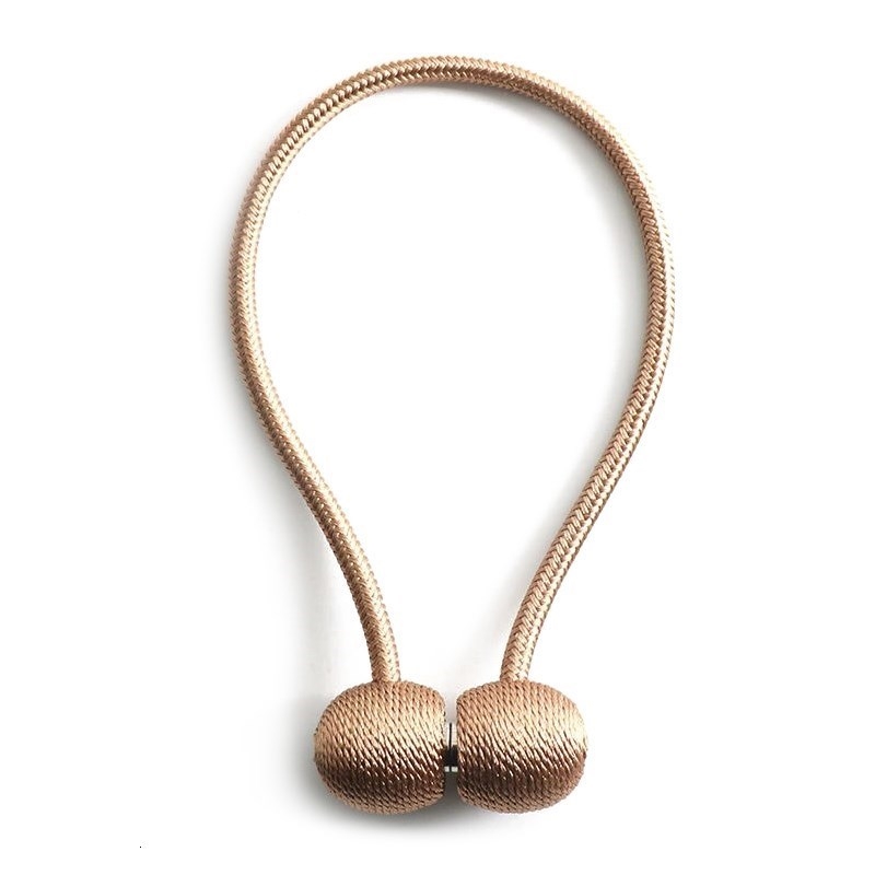 Curtain Magnetic Balls Pearl modern Simple Tie backs Rope Ne-图0