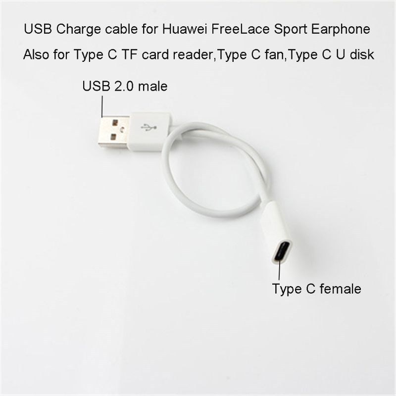 OOTDTY USB 2.0 Type A Male to USB 3.1 Type C Female Cable f-图3