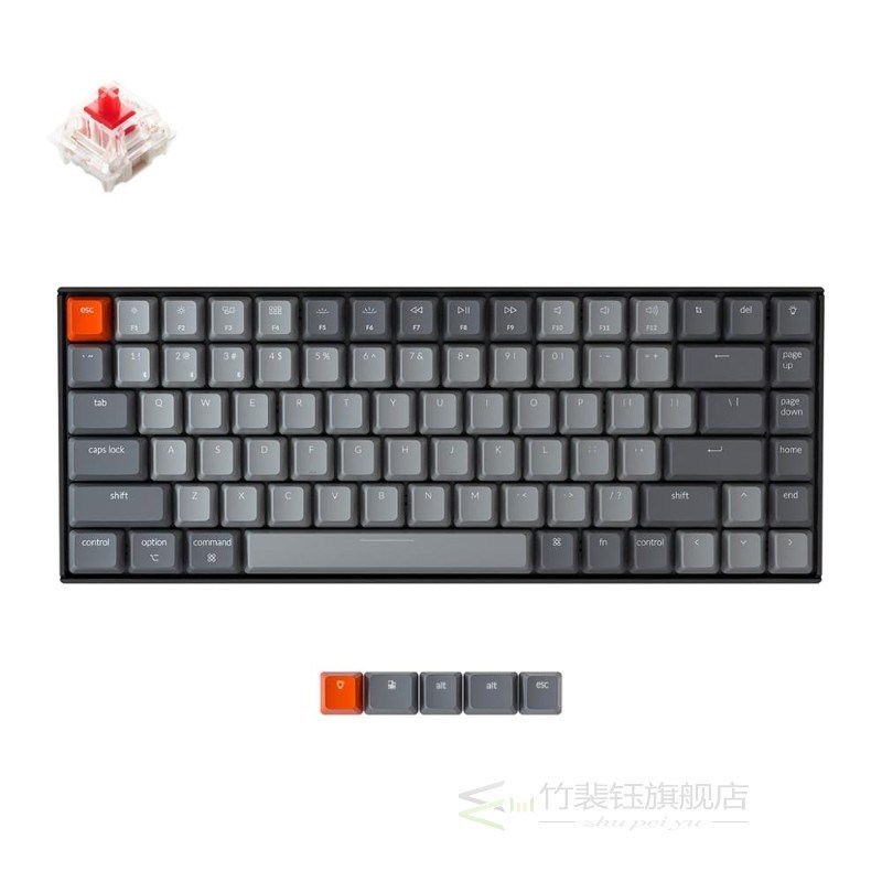 Keychron K2 A V2 Bluetooth Mechanical Keyboard w/ Gateron R - 图0