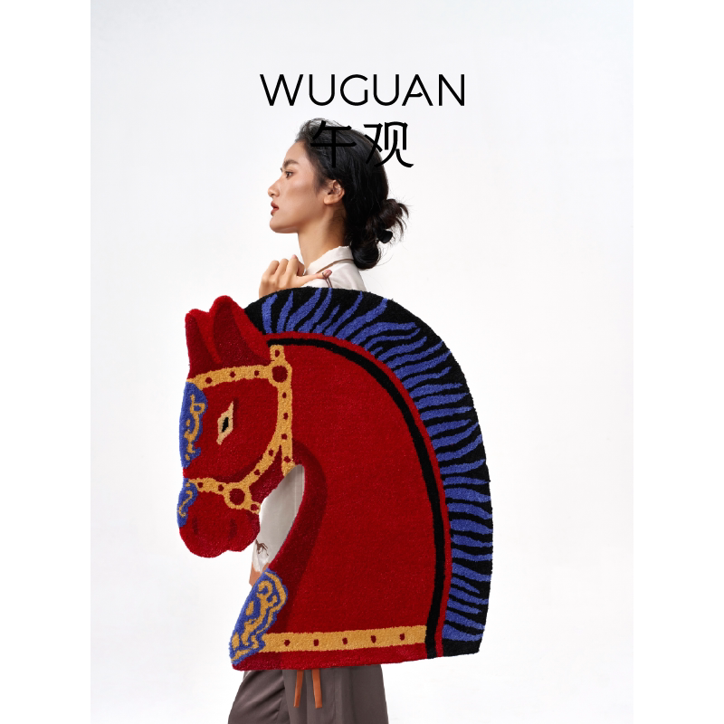 Wuguan handmade art decorative blanket
