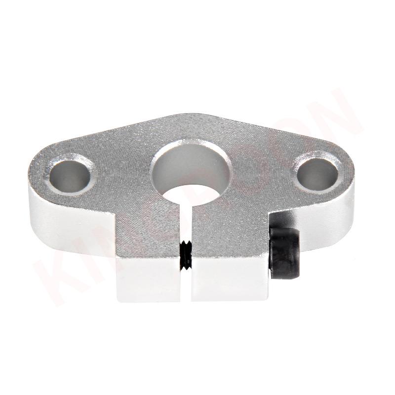 D打印机配件镀铬F轴导轨卧式支架支 撑架SH8/10/光12 - 图1