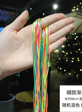 编发彩绳脏辫神器儿童彩色七彩发饰辫子彩带女头饰脏脏辫脏辫发丝