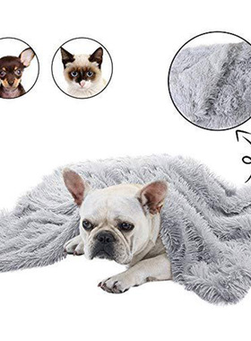 New Arrival Long Plush Dog Bed Pet Cushion Blanket Soft