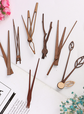 Walnut Wall Clock Pointer DIY Hour Hand Minute Hand Second H
