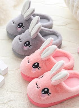 Baby Girls Cotton Slippers 2021 New Winter Children&