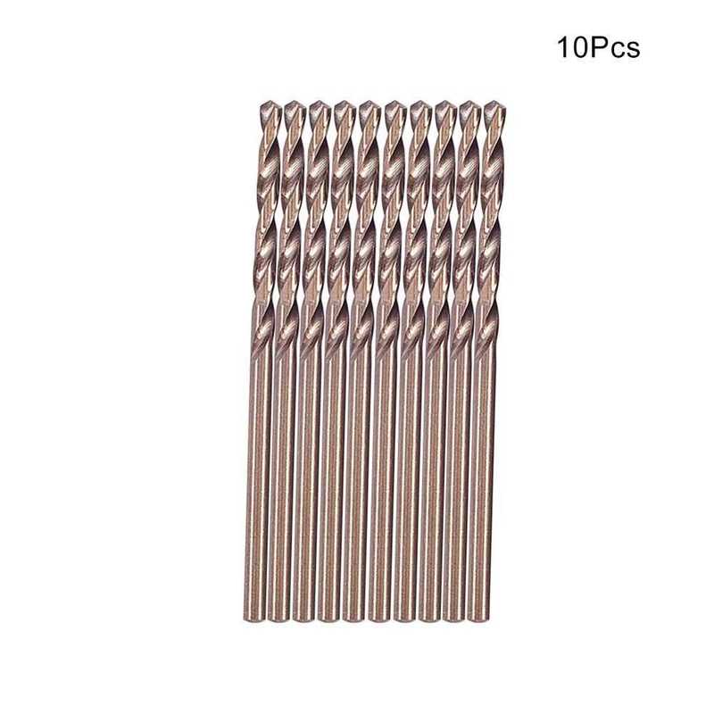 6/10pcs Champagne HSS Cobalt Metal Drilling Twist Drill Bits - 图1