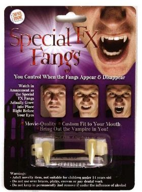 Retractable Vampire Teeth  Dracula Fake Teeth Halloween