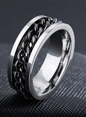 New Cool Stainless Steel Rotatable Couple Ring High Quality