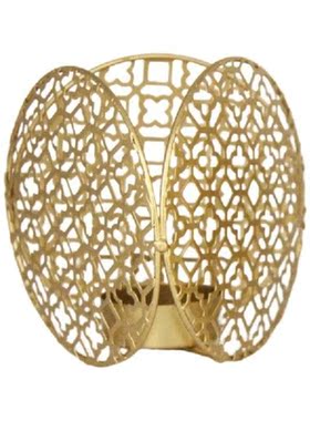 Wrought Iron Candle Holder Morocco Hollow Candlestick