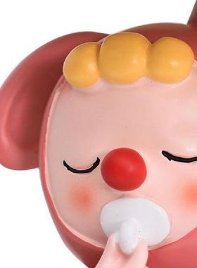 Girl Figurine Fruit Tray Key Ring Holder Home Decoration