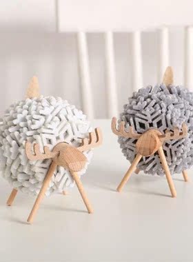 4pcs/Set Cup Coaster tea coaster Nordic ins wind Sheep