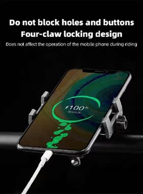 Adjustable Mobile Phone Stand Holder Handlebar Mount