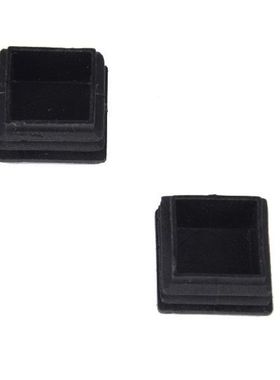 Promotion! 10 Pcs Plastic Black  Square Tube Inserts End