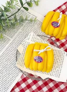 3D Banana Silicone Wax Candles Mold Soap Silicone Mould DIY