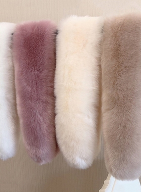 Women Soft Fur Scarf Collar Ladies Winter Warm Shawl Scarves