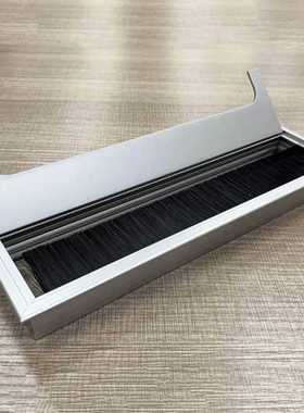 Aluminium Square Rectangle Desk Computer Wire Cable Outlet I