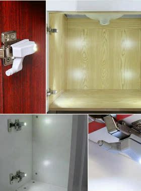 10pcs LED Inner Hinge Lamp Under Cabinet Lights Universal