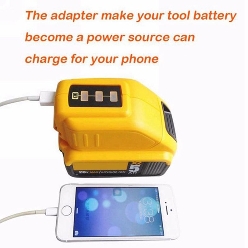 SB Converter Charger DEWALT 14.4V 18V 20V Li-ion Battery Co - 图1