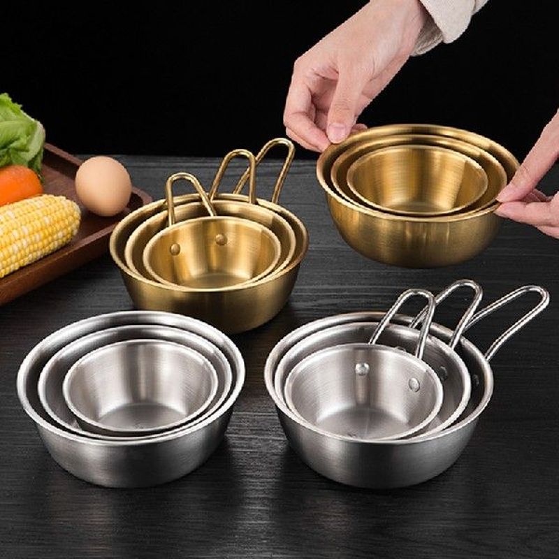 304 Stainless Steel Korean Rice Bowl Kitchen Tableware Wine