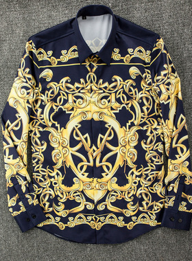 长袖男衬衫男Men's Shirts Korean men slim long sleeve