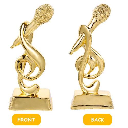 Trophy Microphone Award Party Trophies Music Singing Mic Kar - 图2