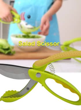 Multifunctional Kitchen Salad Scissor Stainless Steel